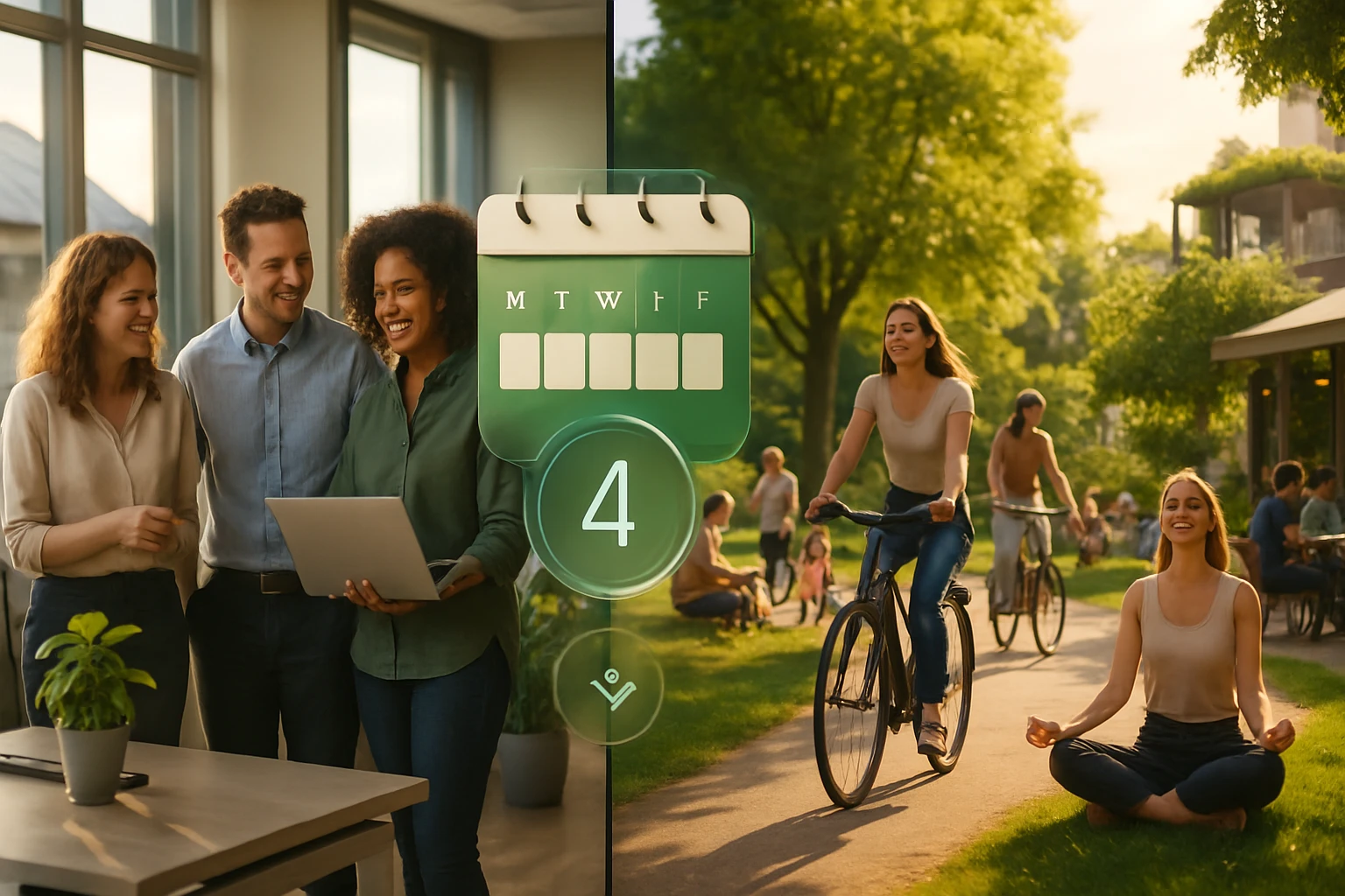 Skupina mladých profesionálov sa smeje a diskutuje pri počítači v kancelárii.