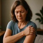 Žena so zdravotnými ťažkosťami v pokoji doma