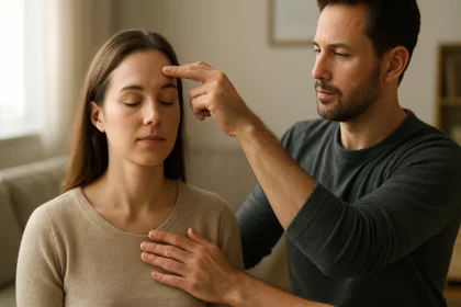 Poklepkávanie ako technika na zníženie stresu a úzkosti.