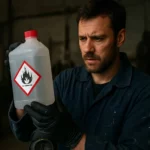 Ošetrenie nebezpečného riedidla na báze nitro v dielni