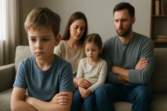 Deti v neúplnej rodine, emočné napätie a rodinné vzťahy.