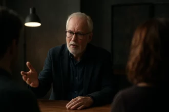 Diskusia o súčasnej dráme a vplyve Martina McDonagha na umenie.