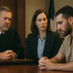 Súdne pojednávanie za účelom spravodlivosti a rehabilitácie páchateľa.