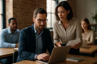 Zamestnanci pri rokovaní o decentralizovanom obstarávaní