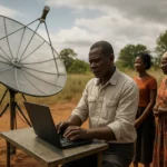 Vedci v Zambii skúmajú vesmír s použitím satelitnej technológie.