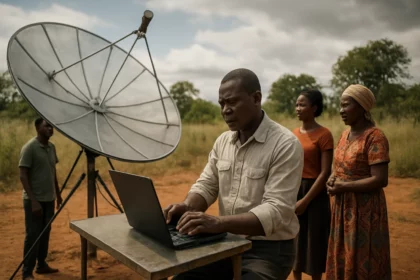 Vedci v Zambii skúmajú vesmír s použitím satelitnej technológie.