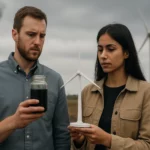 Muži a žena hodnotia dopad energetických nosičov na životné prostredie