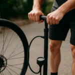 Nafúknutie pneumatiky bicykla pomocou cyklopumpy