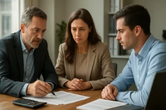 Skupina ľudí diskutuje o dôsledkoch daní na ekonomiku.