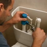 Oprava plniaceho ventilu WC nádržky krok za krokom.