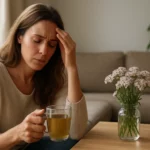 Žena s čajom pre relaxáciu a duševnú pohodu