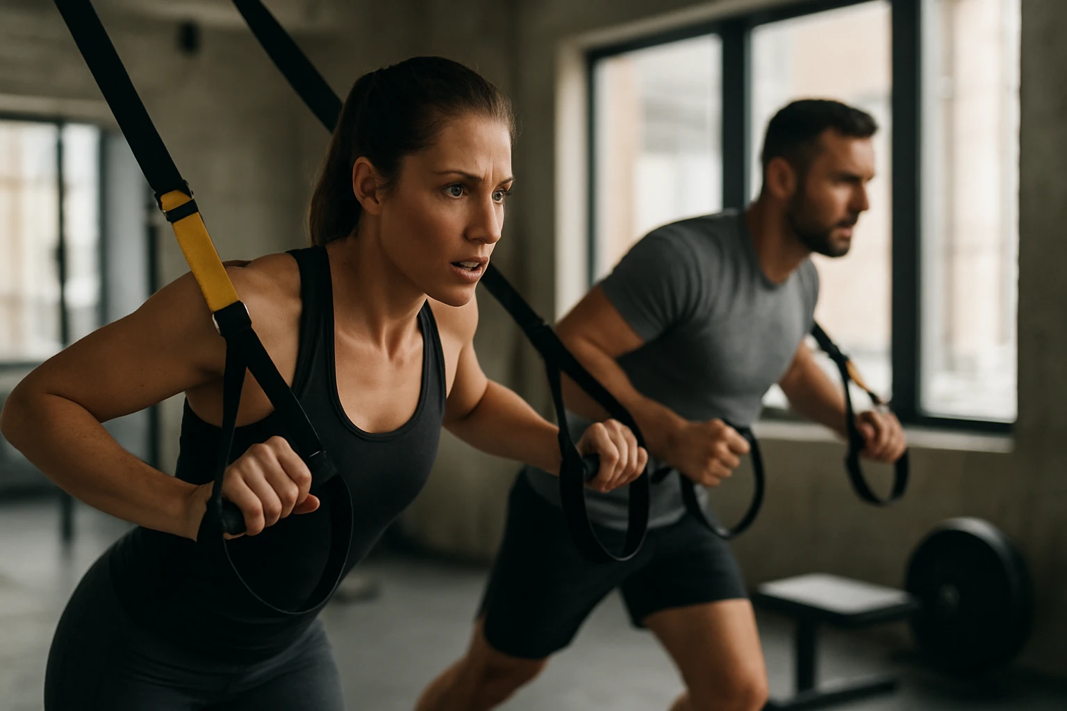 TRX cvičenie na spaľovanie tukov a budovanie svalov