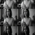 Žena s feniklom ako symbolom zdravia a liečivých rastlín.