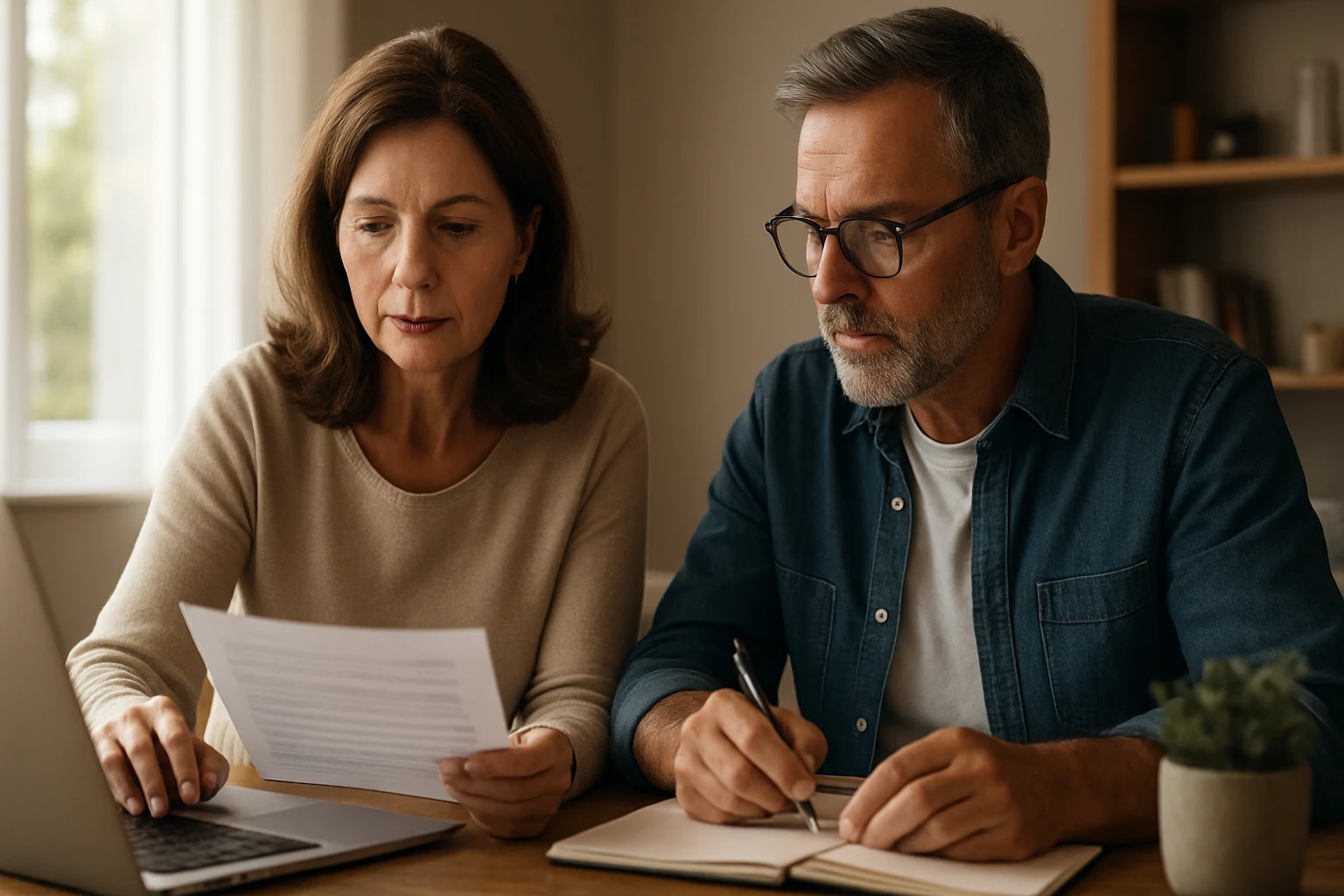 Pár plánuje dlhodobé investície pomocou TBSZ účtu.