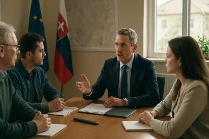 Schôdzka o samospráve na miestnej úrovni s odborníkmi.