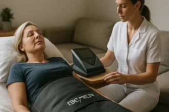 Žena podstupujúca BEMER terapiu na zlepšenie zdravia