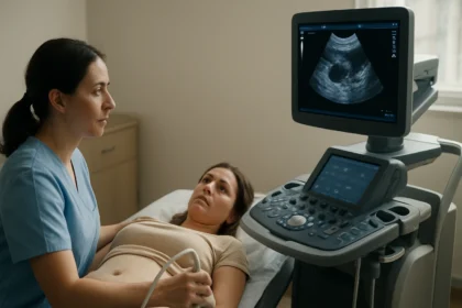 Ultrazvukové vyšetrenie pacienta pri odstraňovaní parazitov