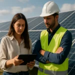 Odborníci diskutujú o solárnej energii pri solárnych paneloch