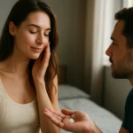 Prirodzená krása: žena skúma účinky na pleť