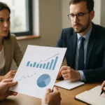 Finanční poradenství a analýza dat s grafy a tabulkami