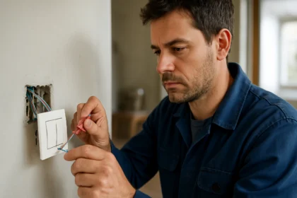 Oprava prepínača smeru v domácnosti s elektrickým zapojením