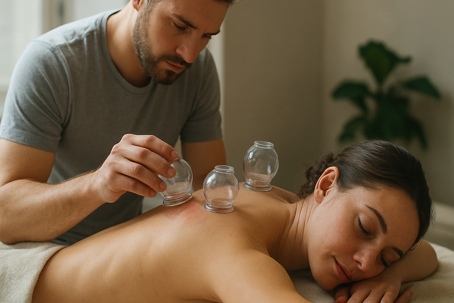 Osoba pri bankovaní, ktoré zlepšuje zdravie a uvoľnenie svalov.