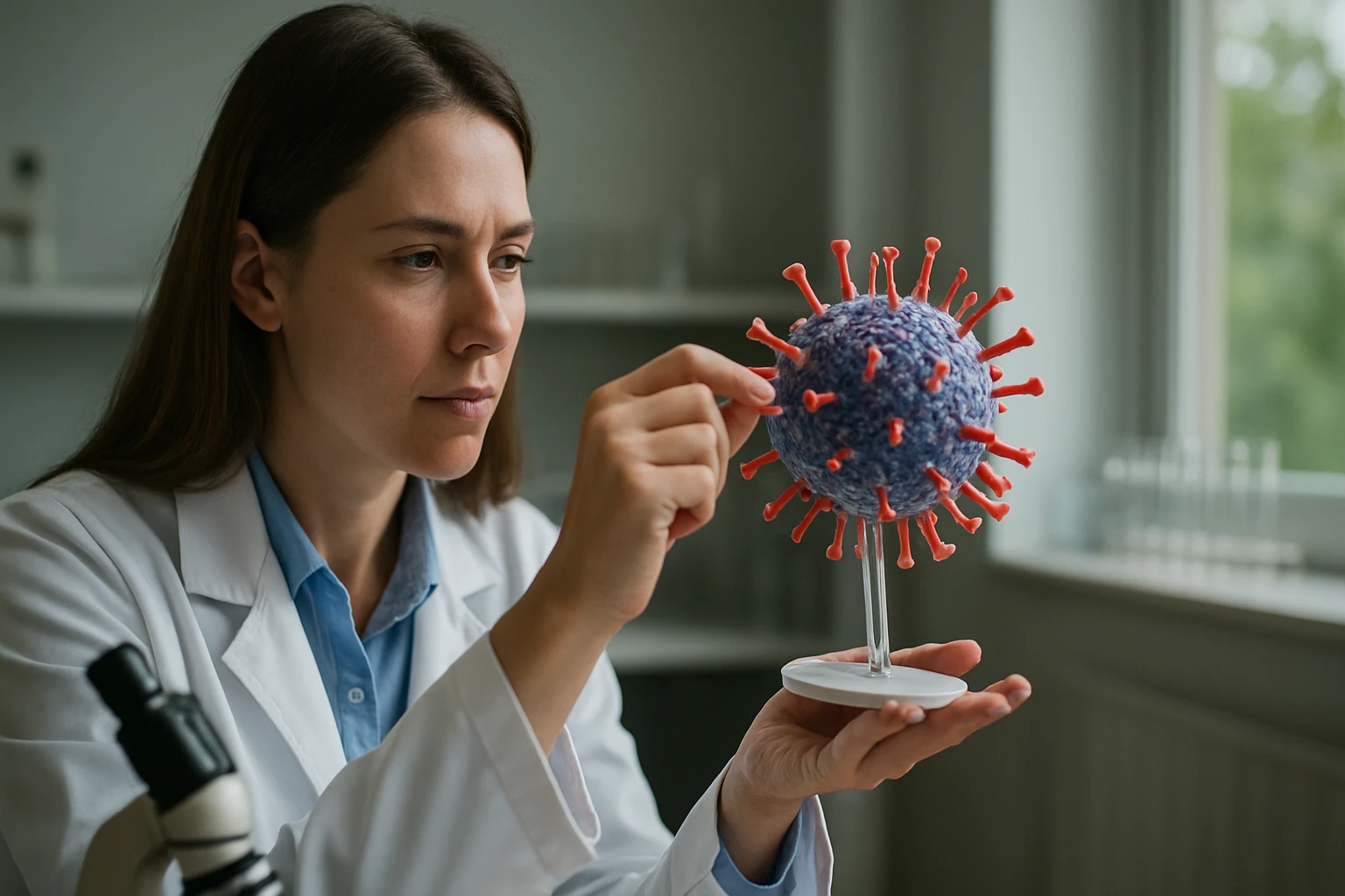 Vedkyňa skúma model vírusu na podporu imunitného systému