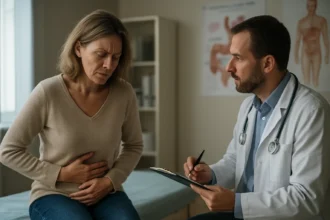 Lekárne vyšetrenie pacienta s panvovými problémami.