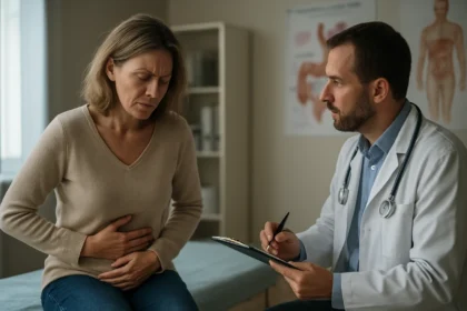 Lekárne vyšetrenie pacienta s panvovými problémami.