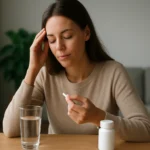 Žena užívajúca Magne B6 na podporu zdravia