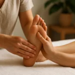 Masáž chodidiel pre zdravie a pohodu.