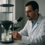 Vedec skúma gravitačný filter v laboratóriu